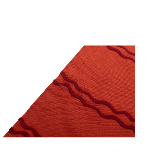 Atardecer Wave Red Napkin (Set of 4)