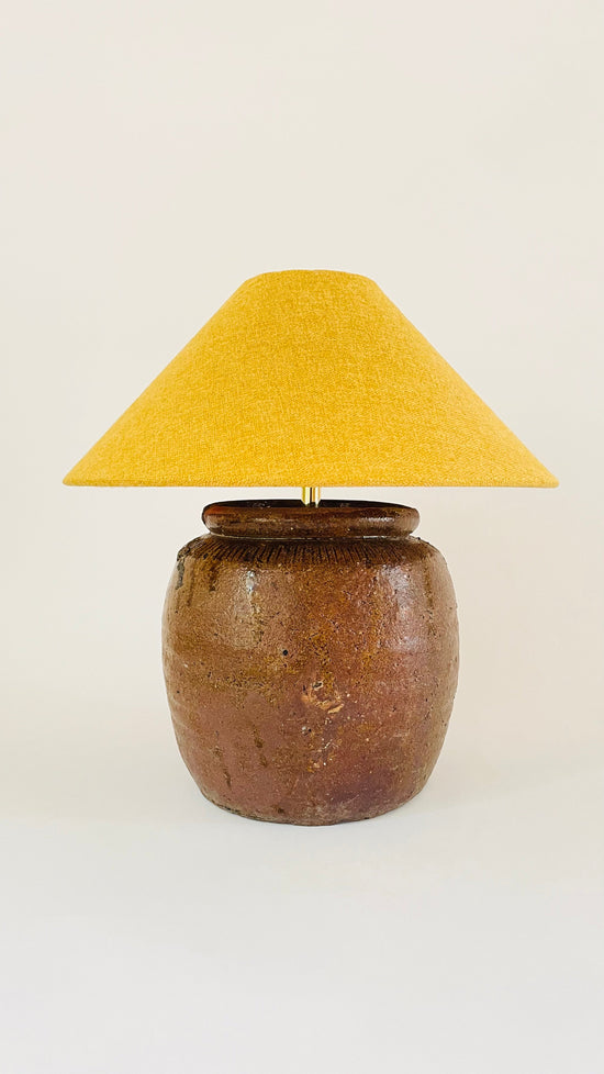 Antique Pottery Lamp