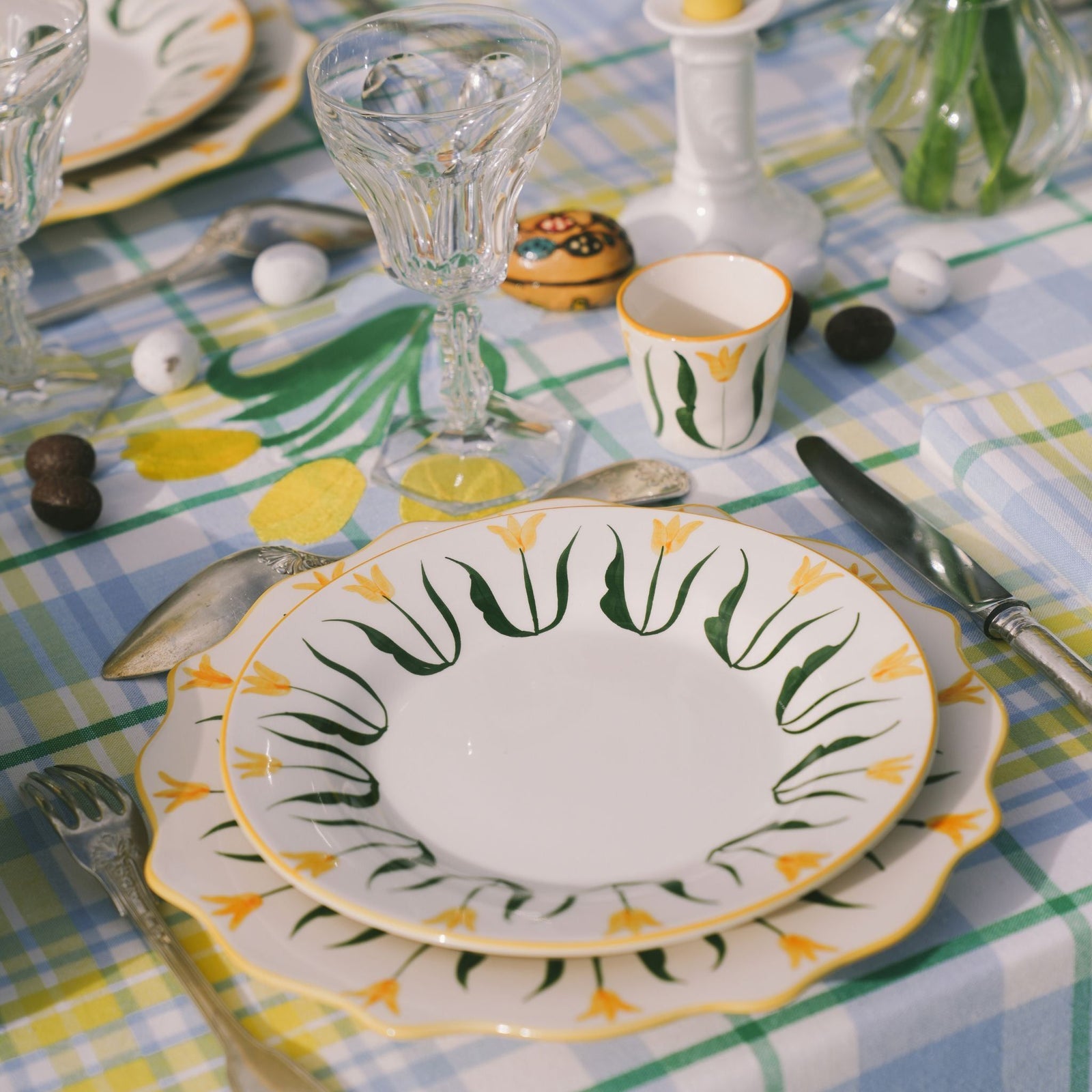 Fan Fan Dinner Plate