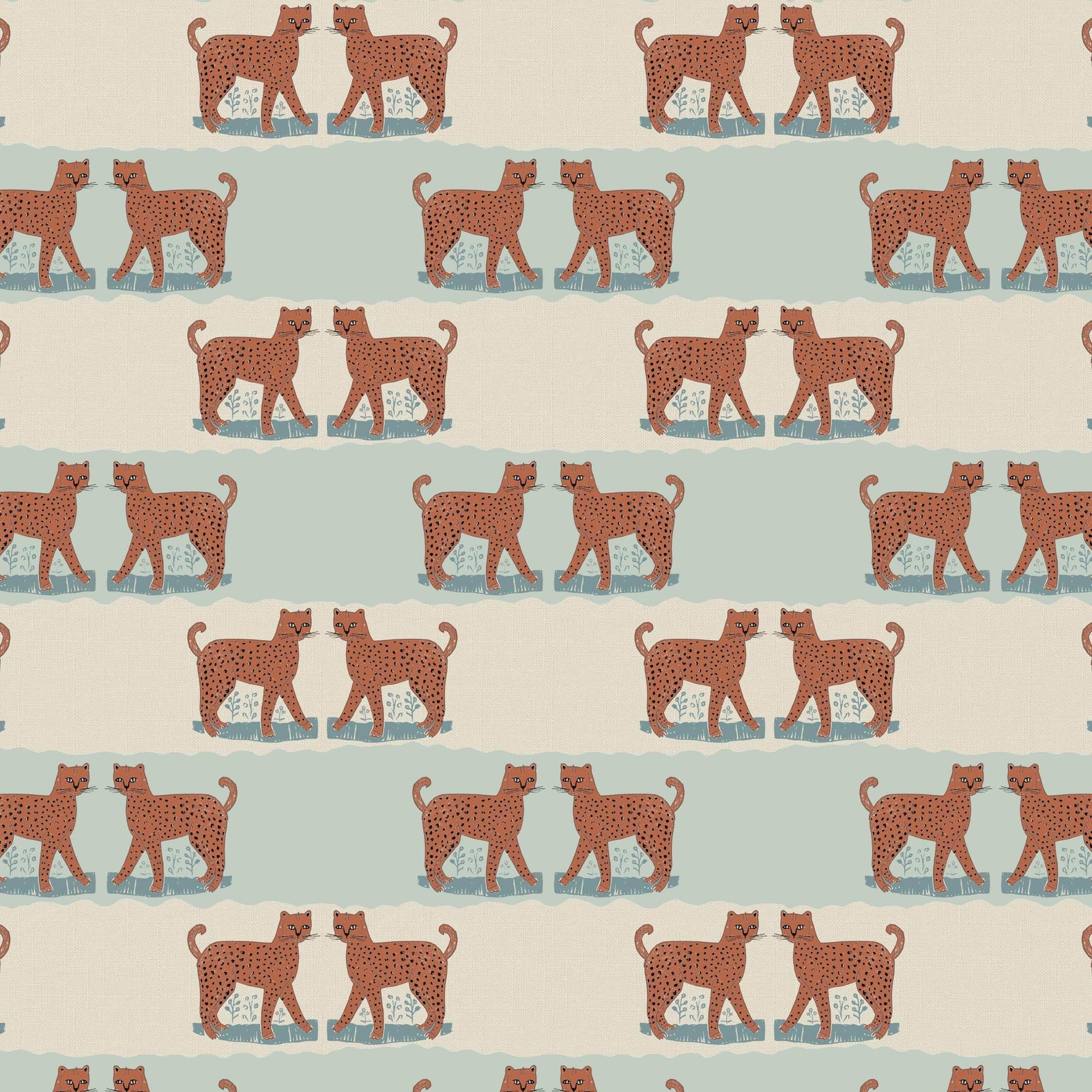 A Leopard Never Changes it's Spots Fabric