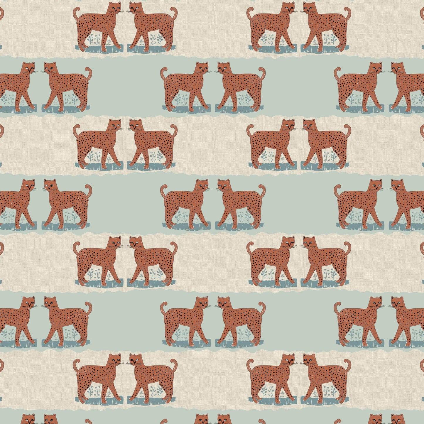 A Leopard Never Changes it's Spots Fabric