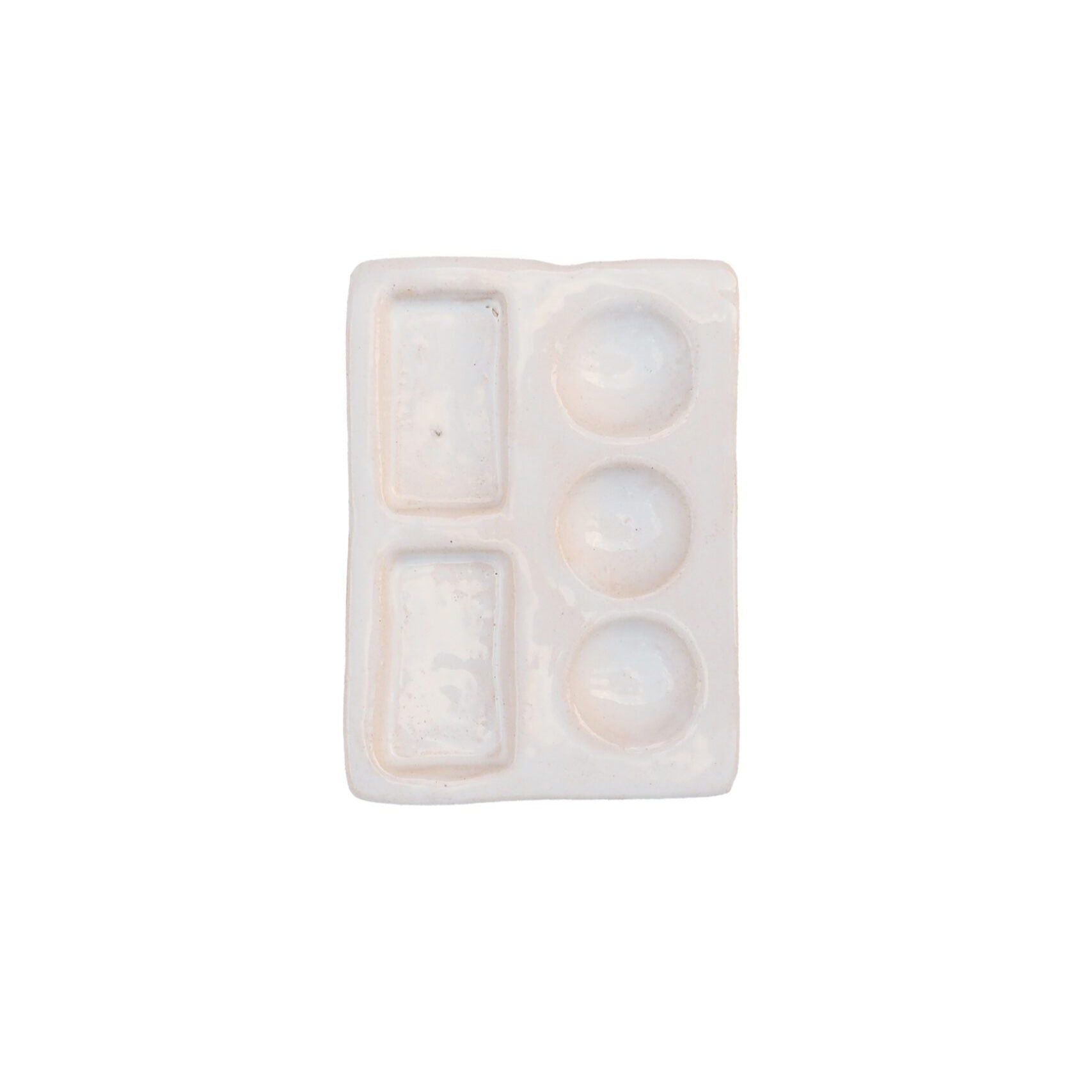 Travel Size Handmade Ceramic Palette