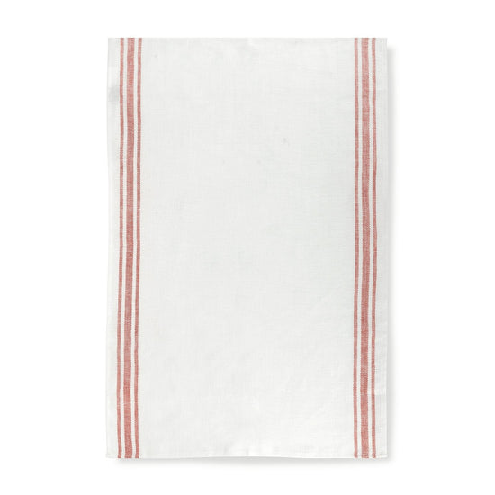 Set of 3 Kitchen Towels in French Red