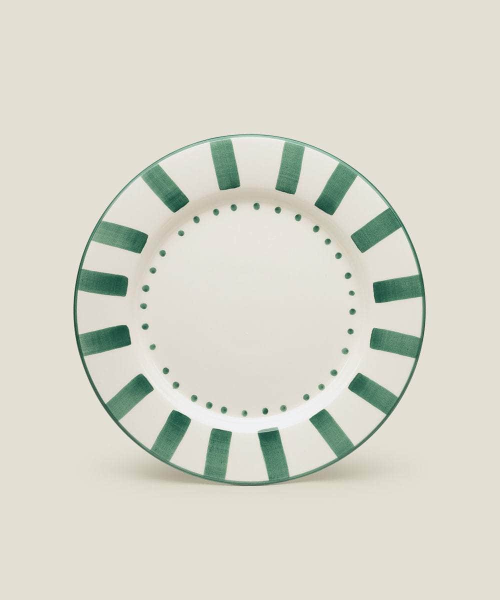 Circus Dinner Plate Green
