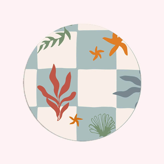 Nautical Checks Coasters  (Set of 6)