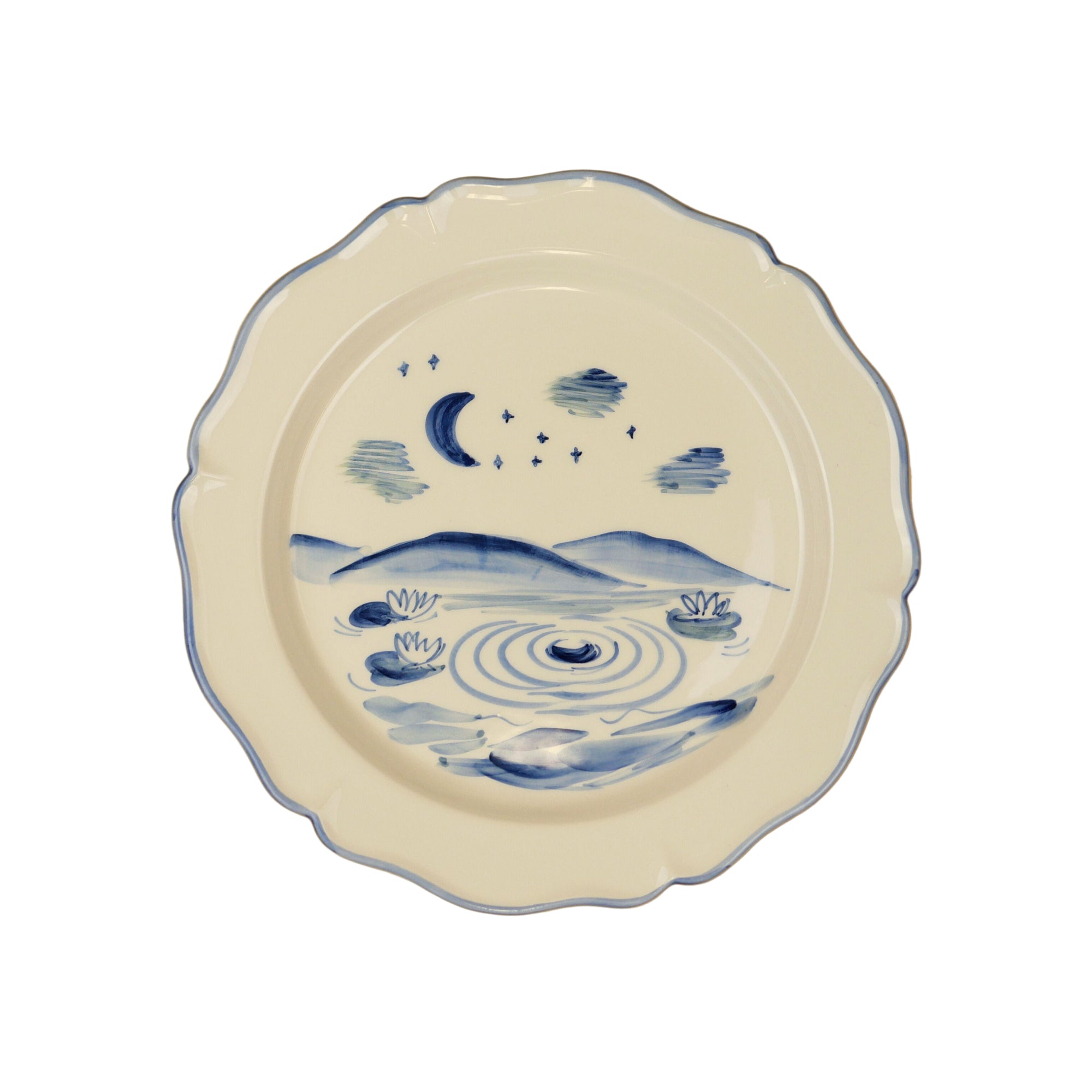 Night Pond Salad Plate