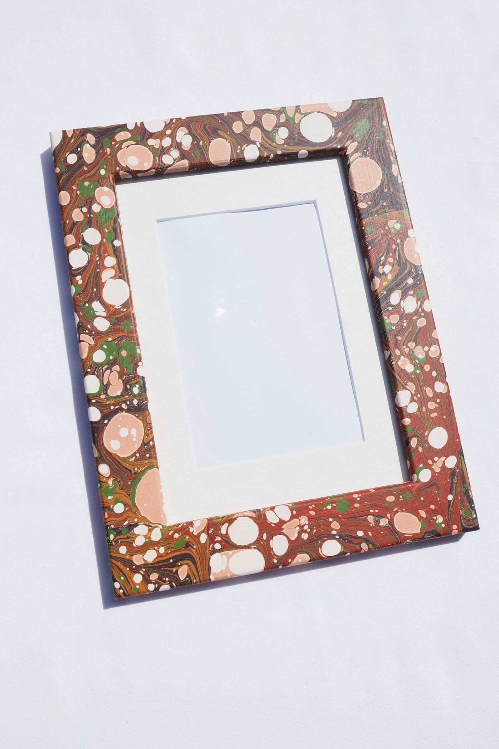 Hand Marbled Igneus A5 Frame