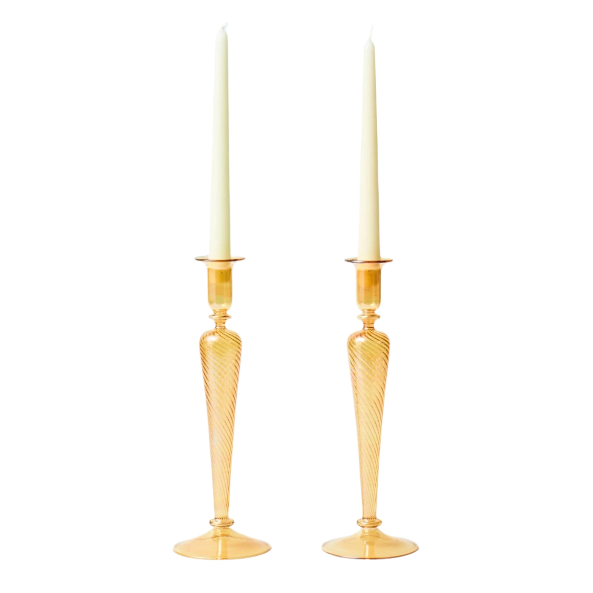 Amber Horatio Candleholders (set of 2)