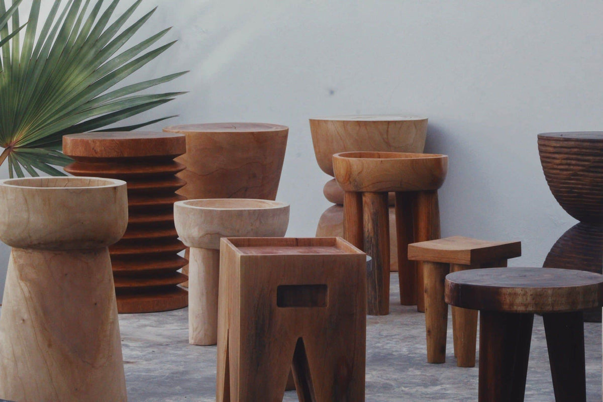 Tapir Totem Stool
