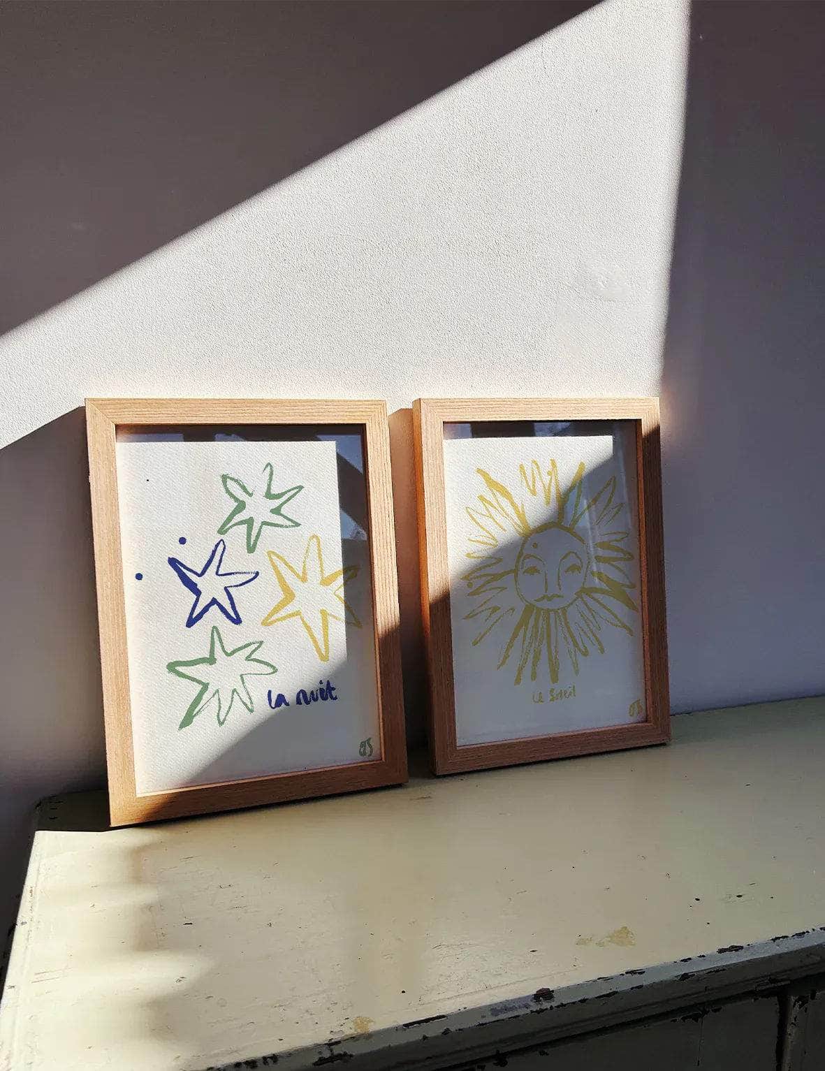 Yellow Sun Print