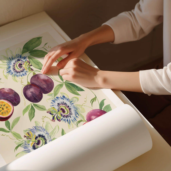 Passion Fruit Art Print-