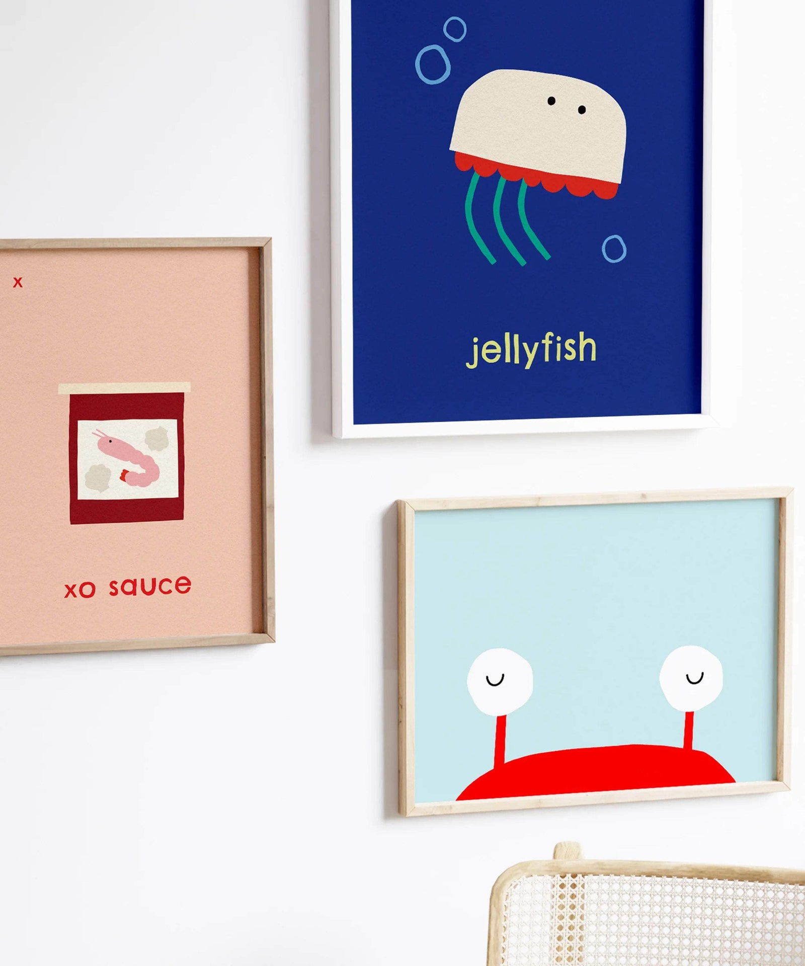 J for Jellyfish Print