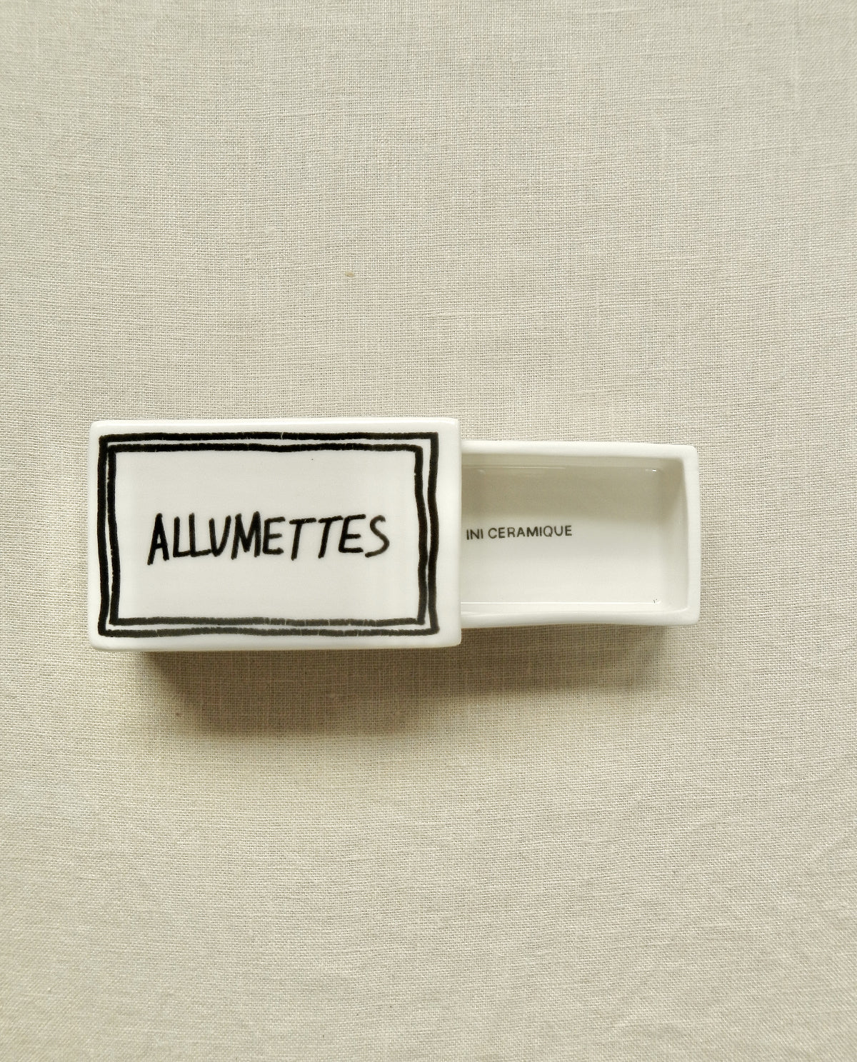 ‘Allumettes’ Ceramic Matchbox
