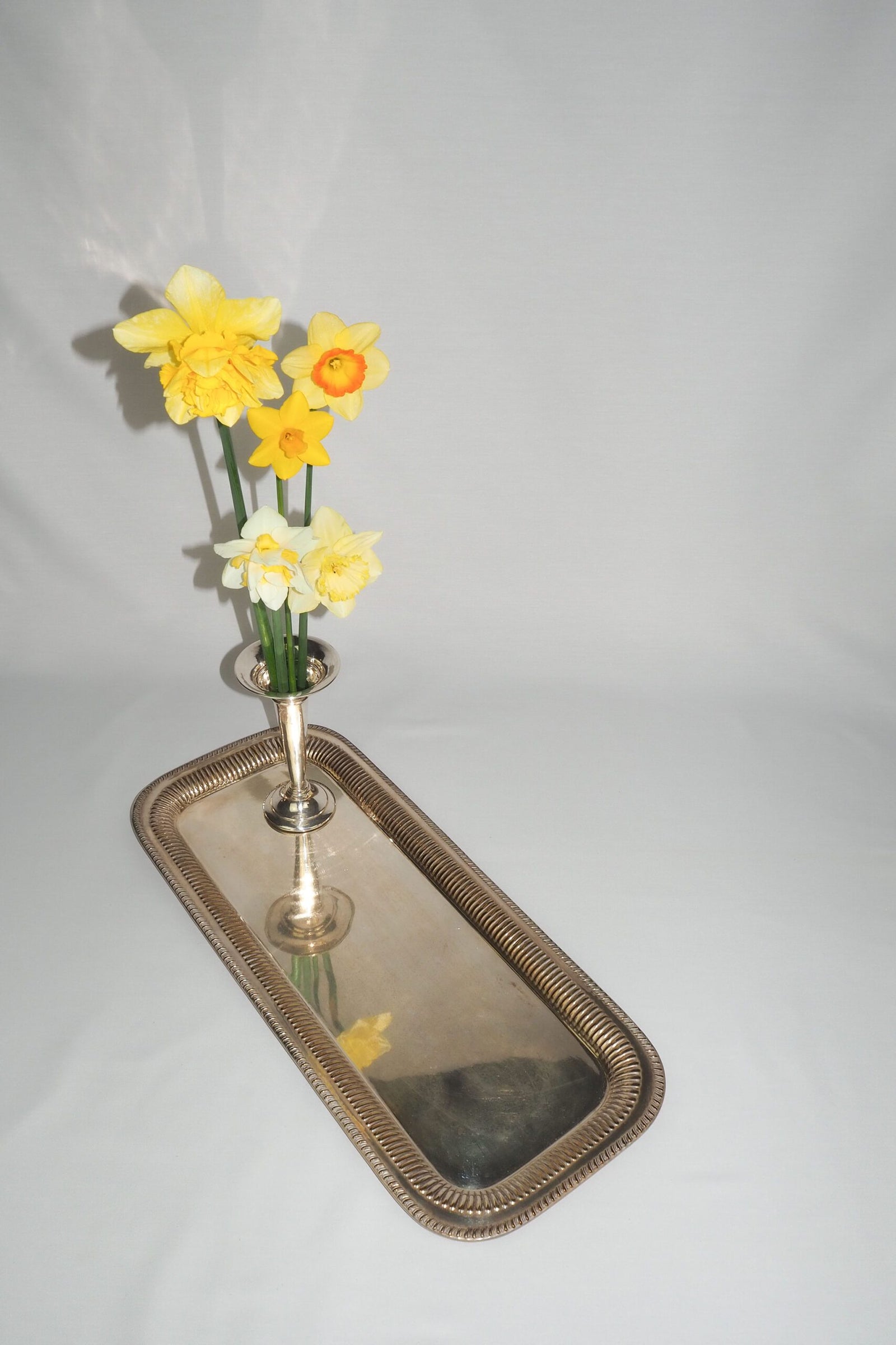 Antique Silver Plate Tray