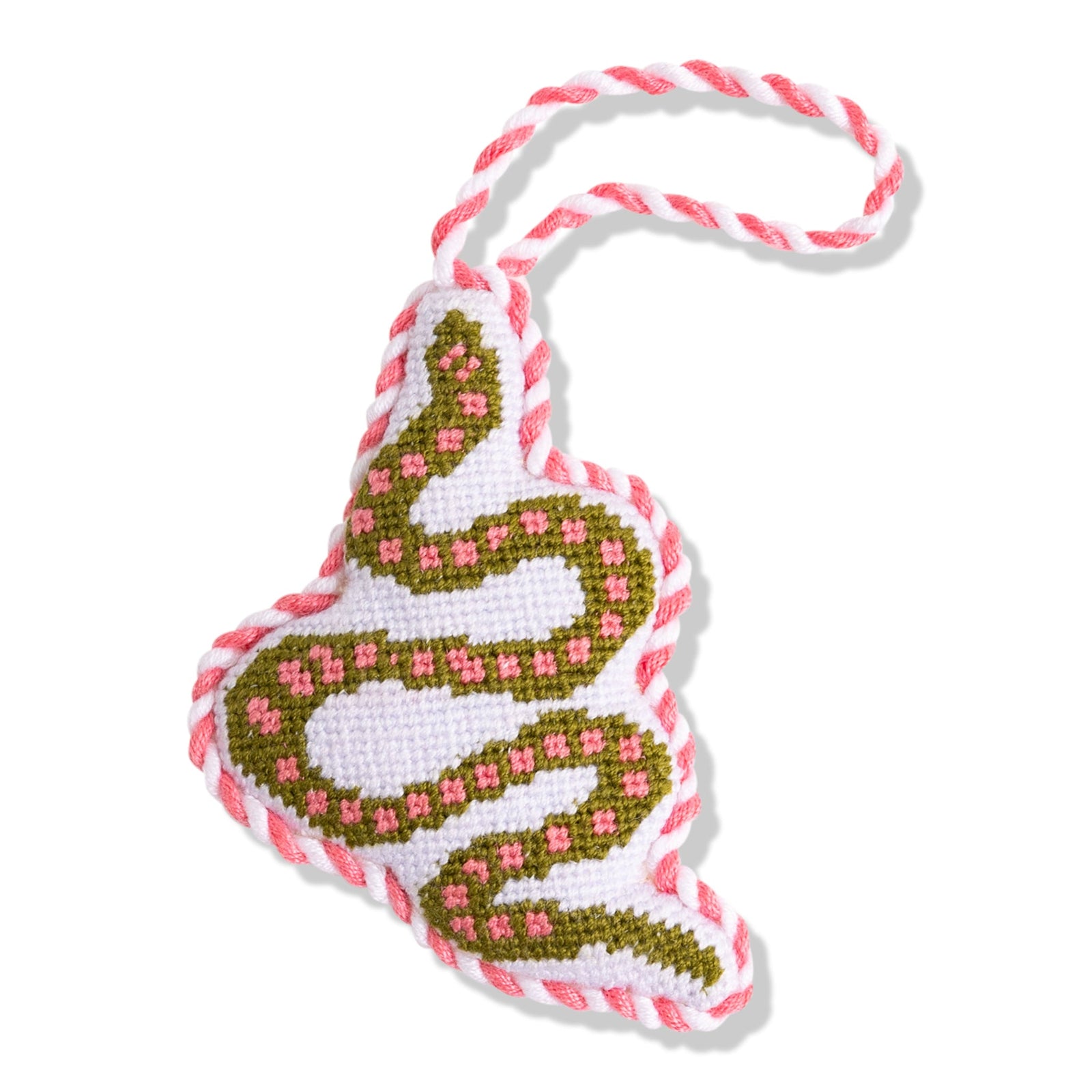 Needlepoint Icon Ornament - Snake