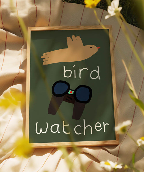 Bird Watcher Print