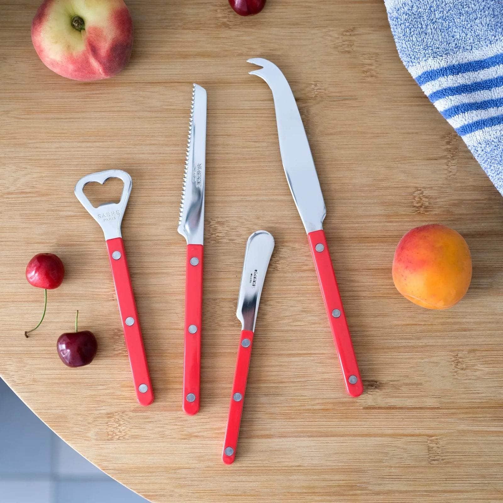 Bistrot Aperitif Cutlery Set, Red