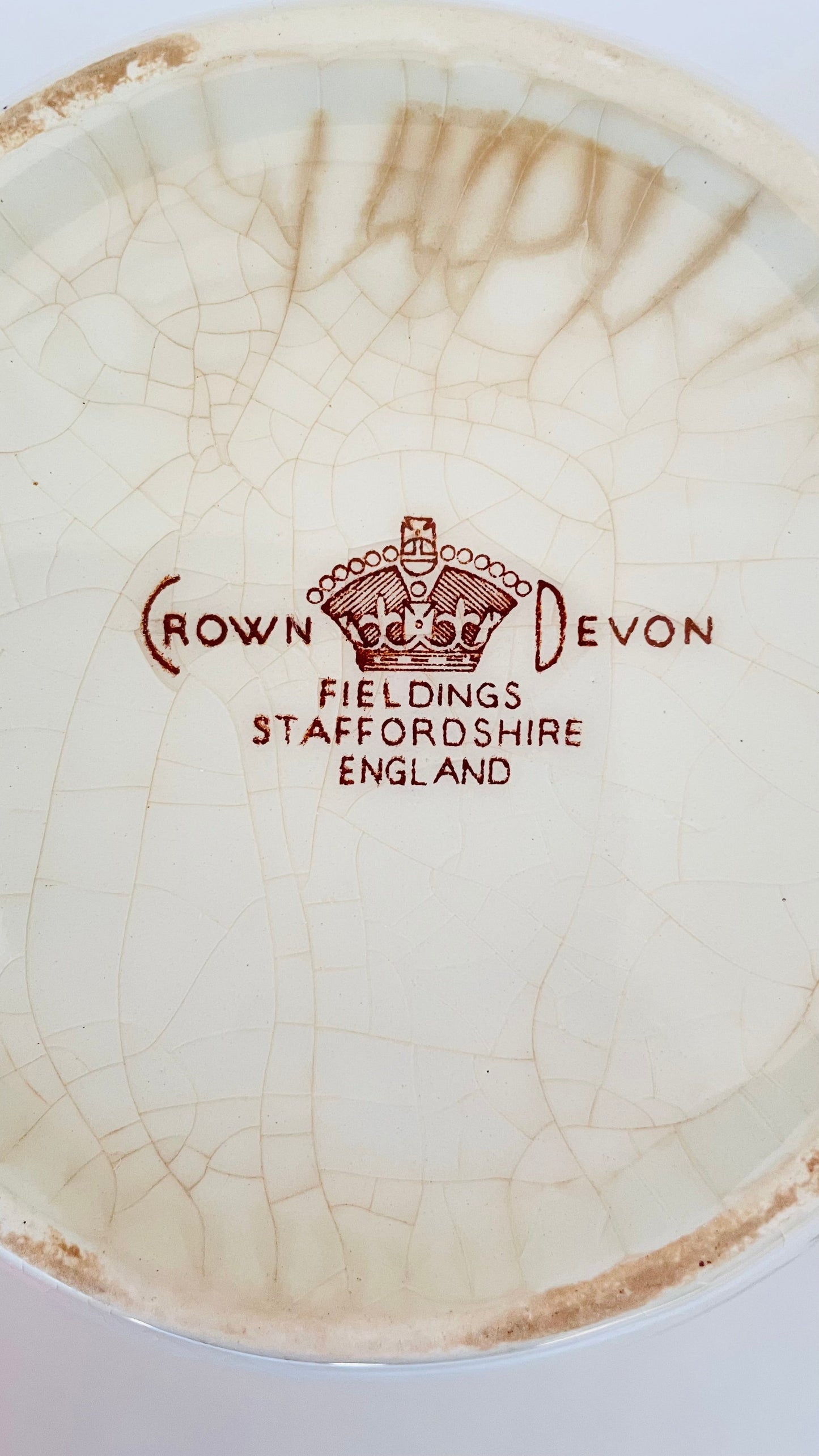 Antique Crown Devon Lamp