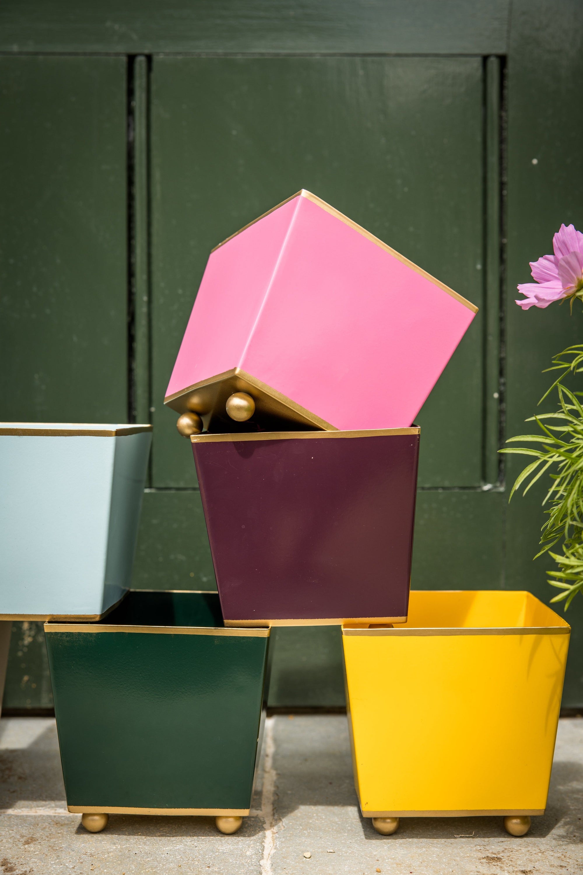 Square Planter | Small | Sunshine Yellow