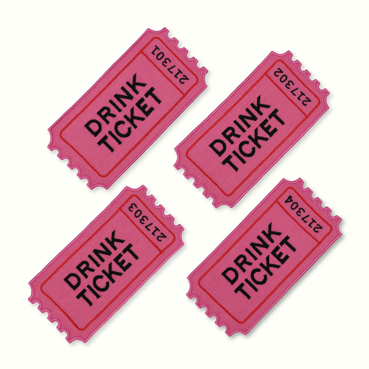 Drink Ticket Cocktail Napkins
