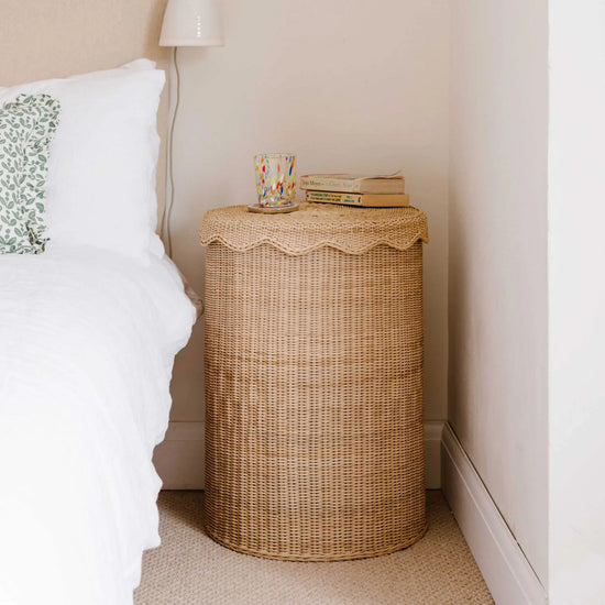 Amina Rattan Side Table