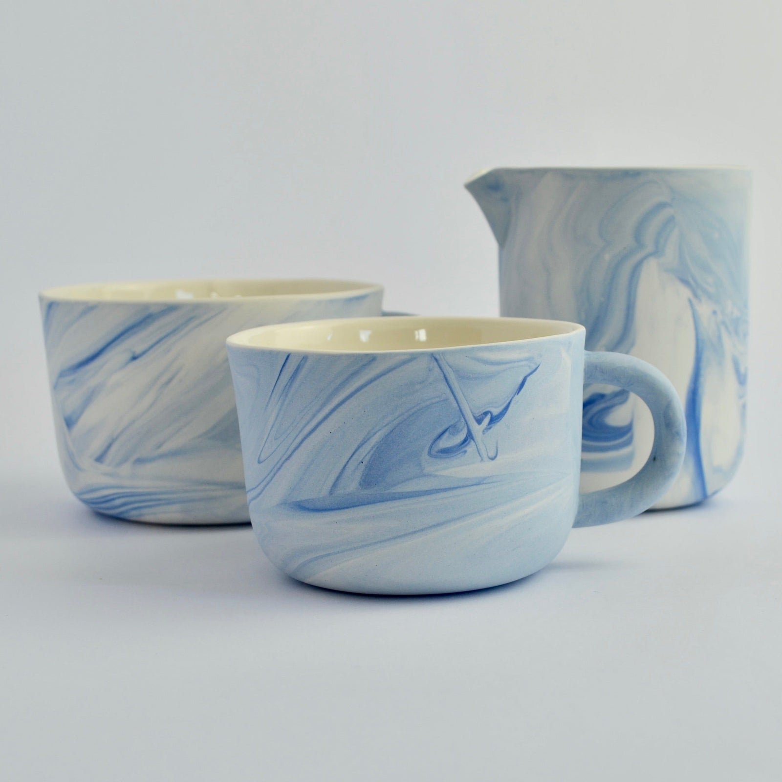 Creamer Jug  Deep Blue Marble