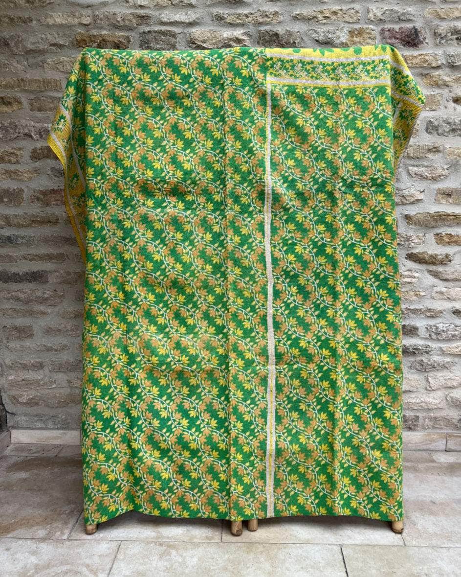 Lightweight Kantha Quilt No. 679