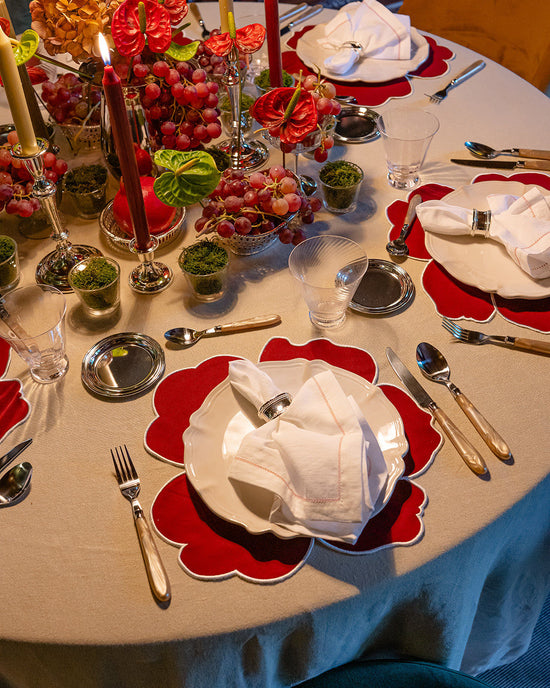 Daisy Placemat, Red