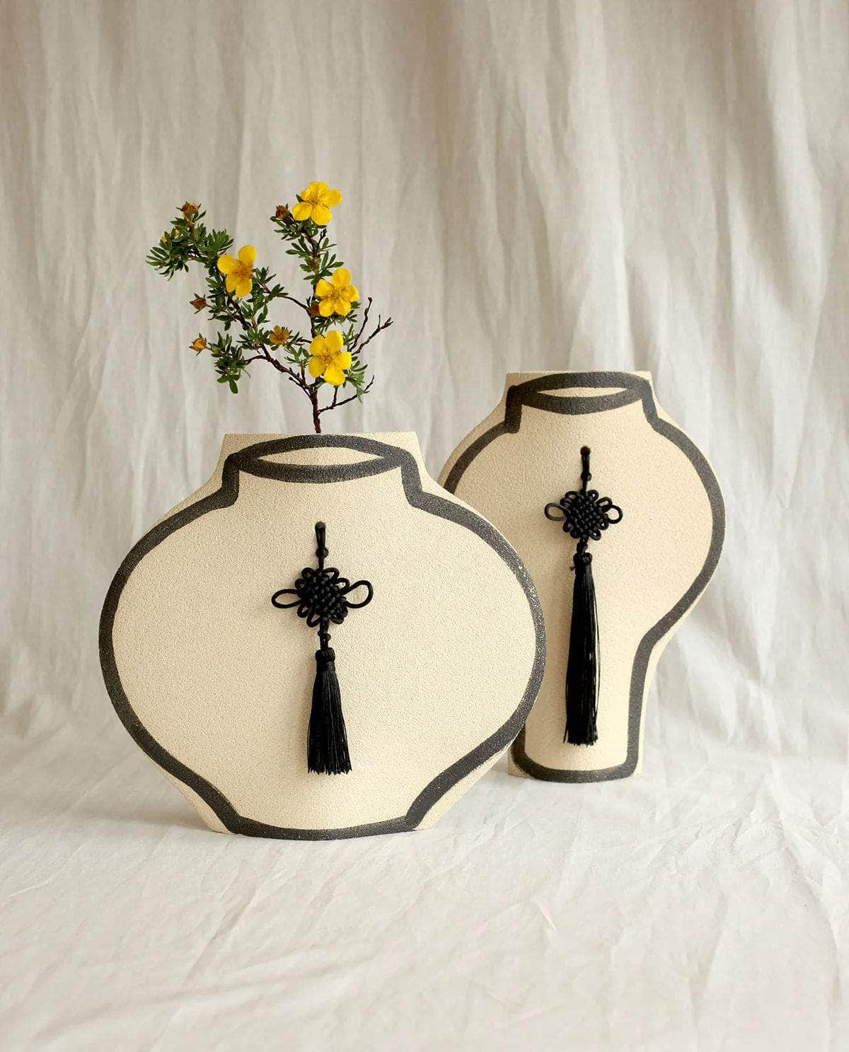 Ceramic Vase ‘Braided Lune'