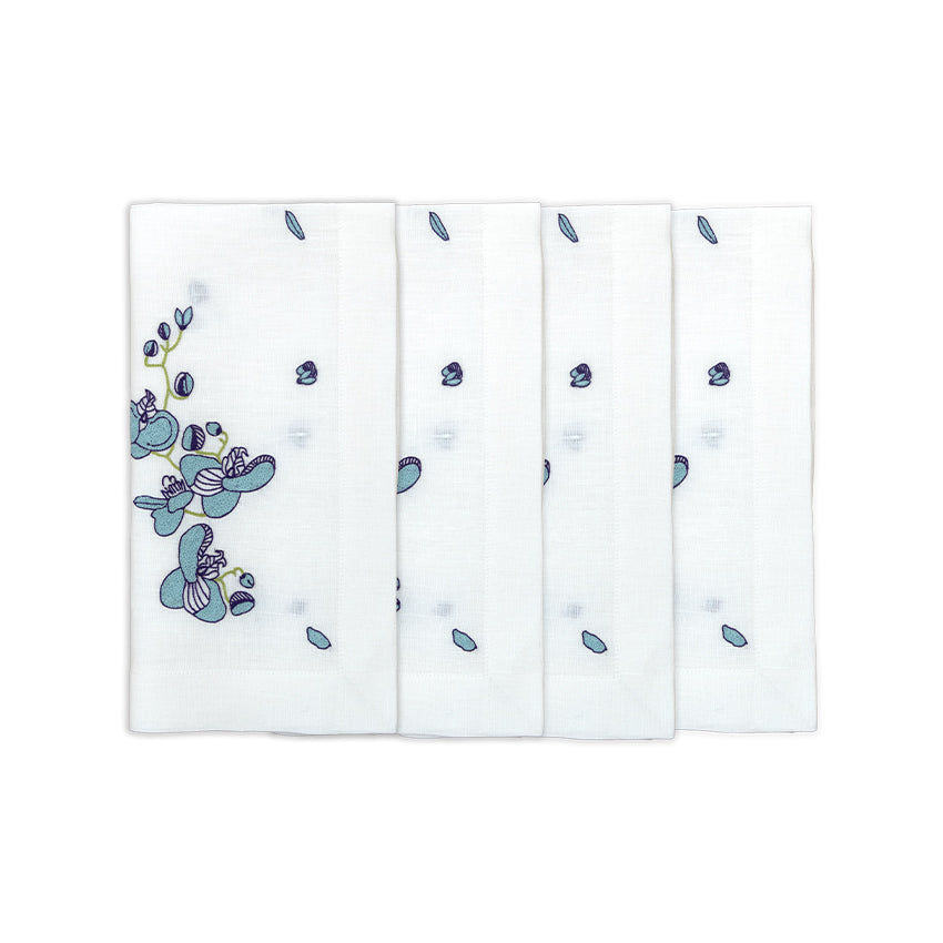Orchid Carousel - Table Napkin (Set of 4)