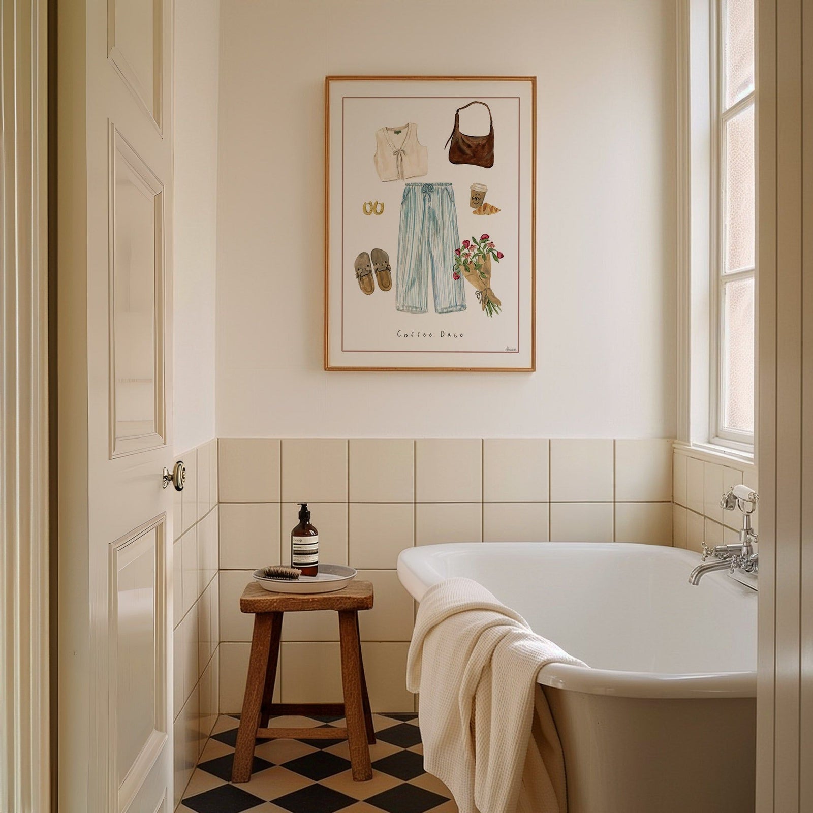 Coffee Date Art Print