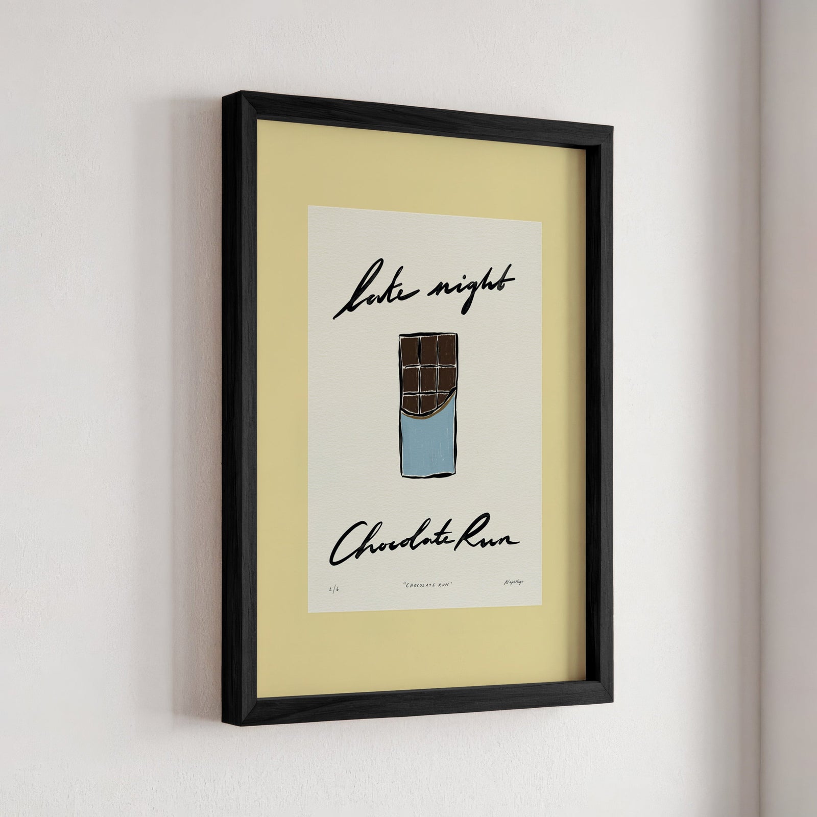 Late Night Chocolate Run Print