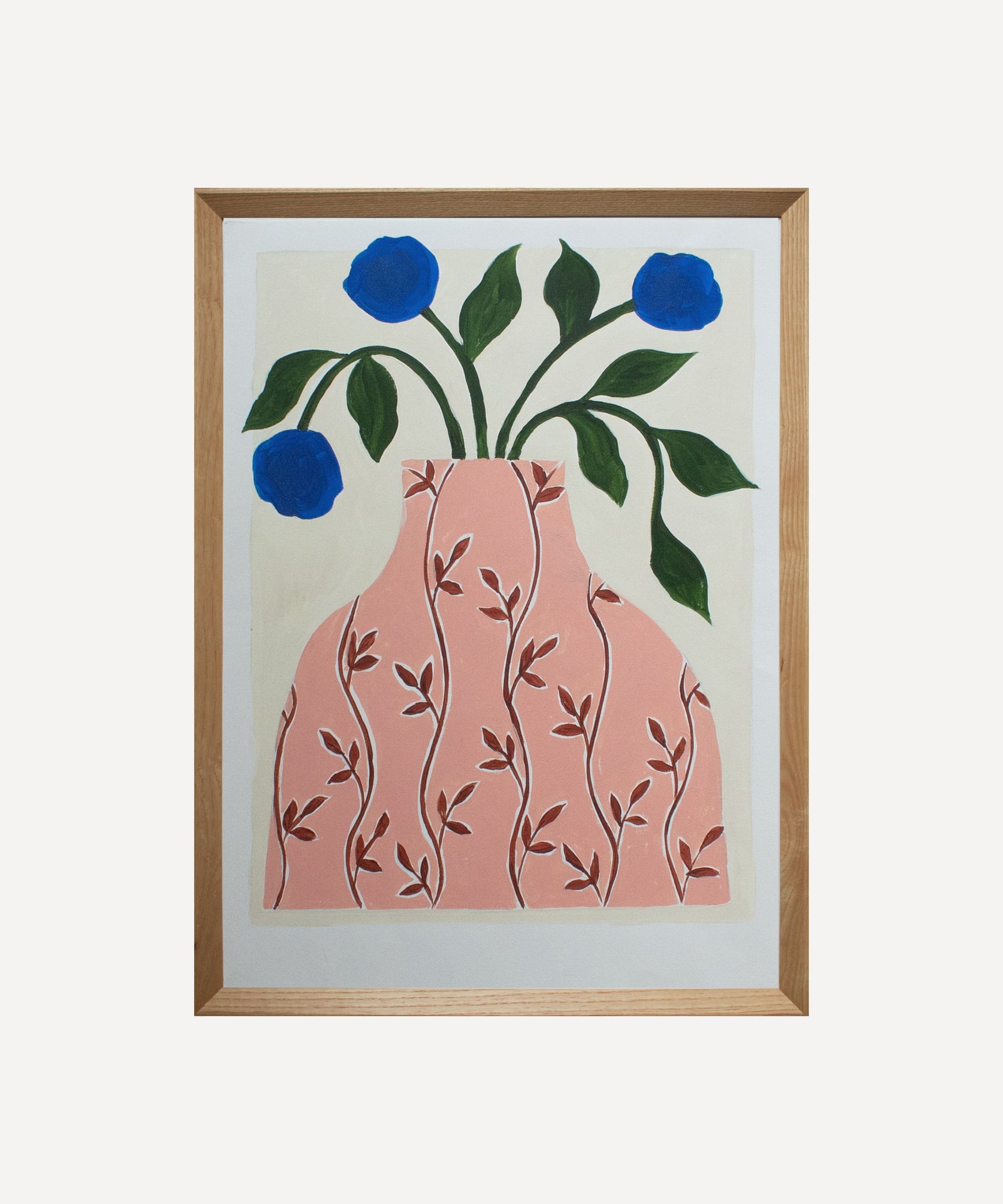 Blush and Blue- Original painting