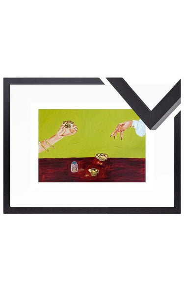 Sharing pastéis de nata Fine Art Print