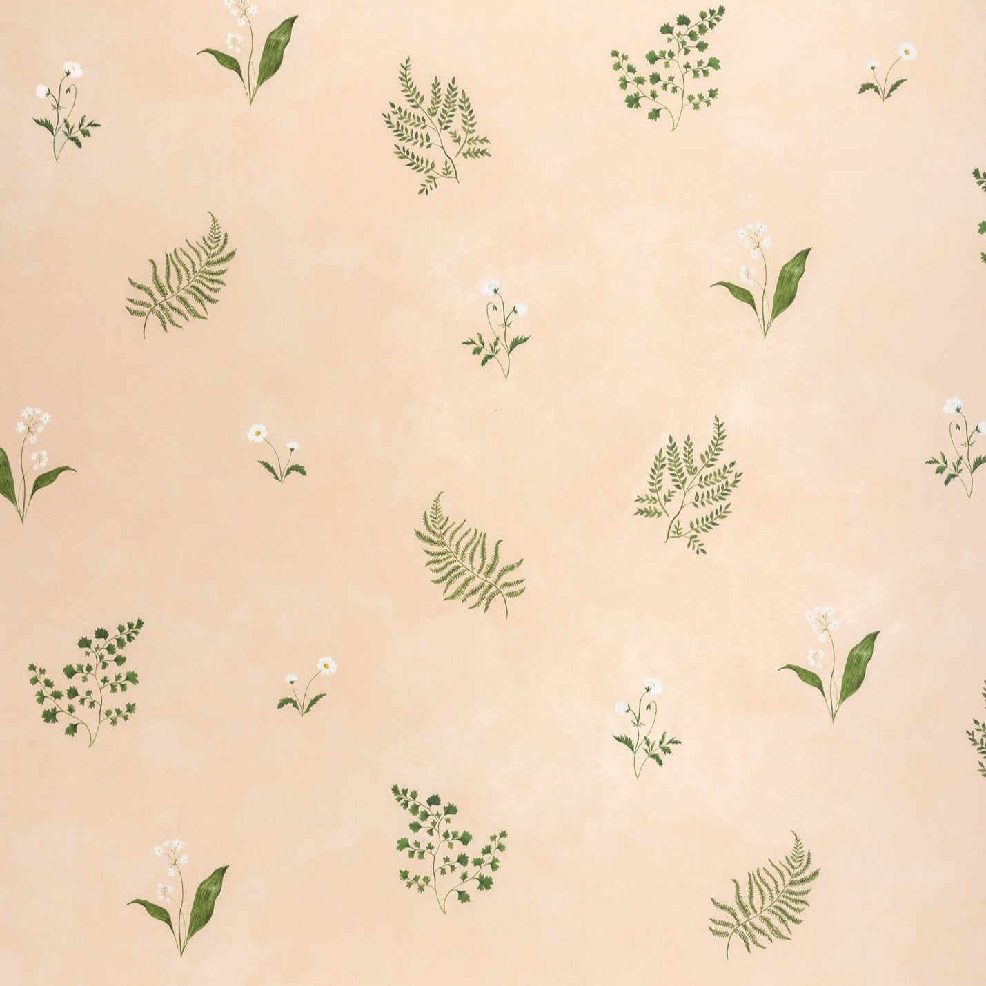 Herbarium Forest Wallpaper - Blush
