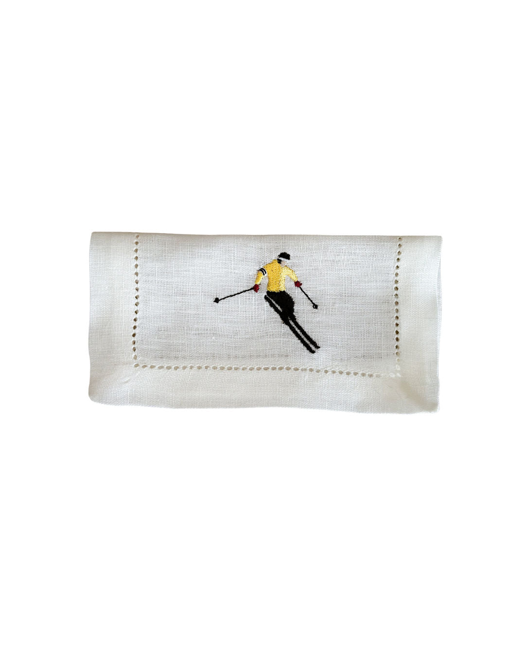 Baqueira Ski Linen Cocktail Napkin Set of 6