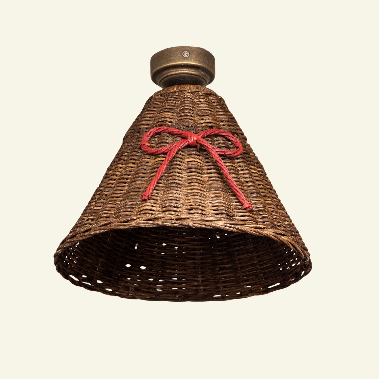 Bow Rattan Pendant Shade