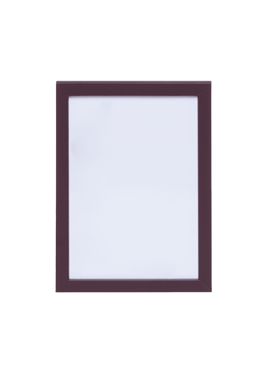 Burgundy Wood Picture Frame