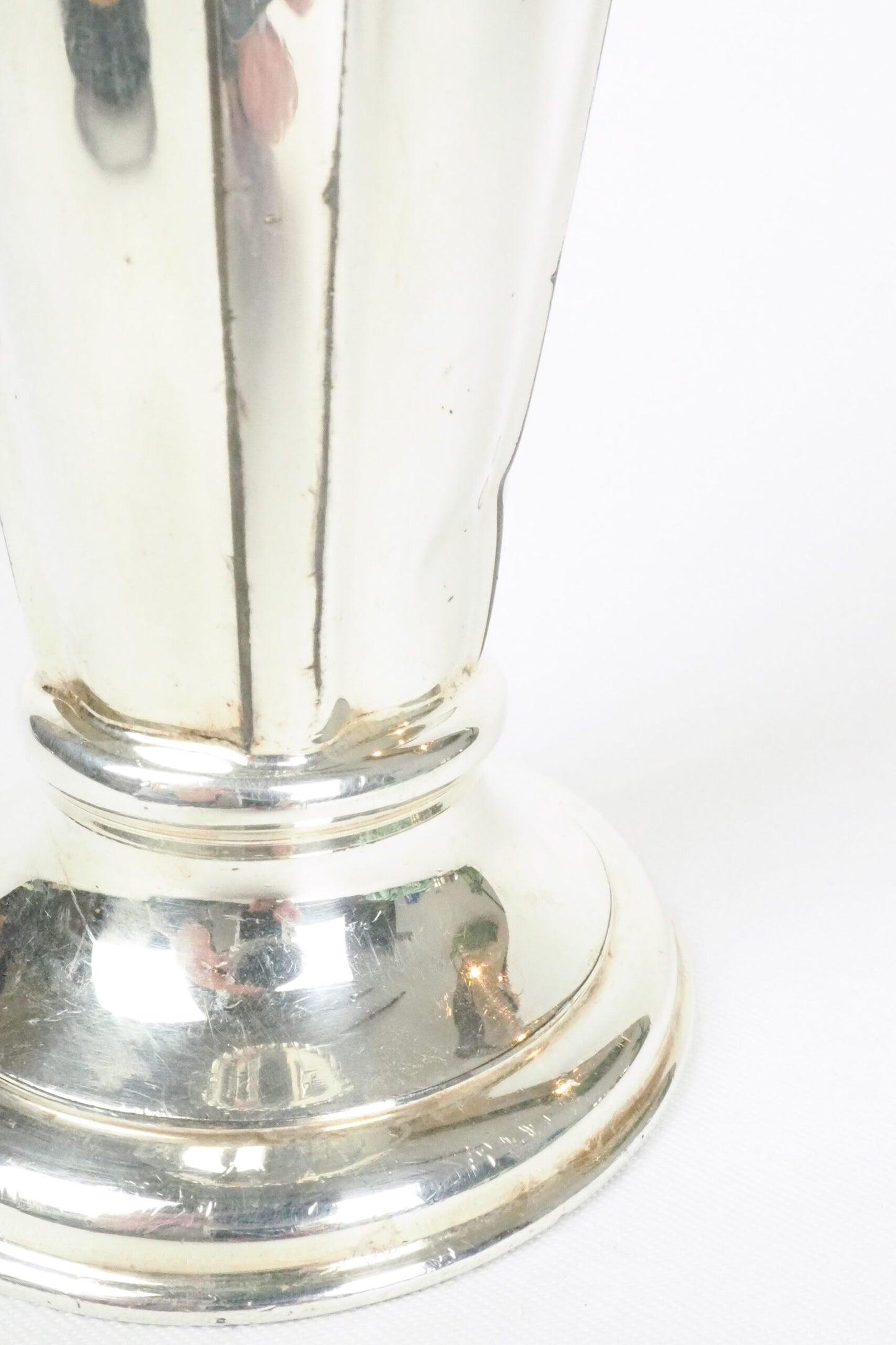 Antique Silver Plate Vase