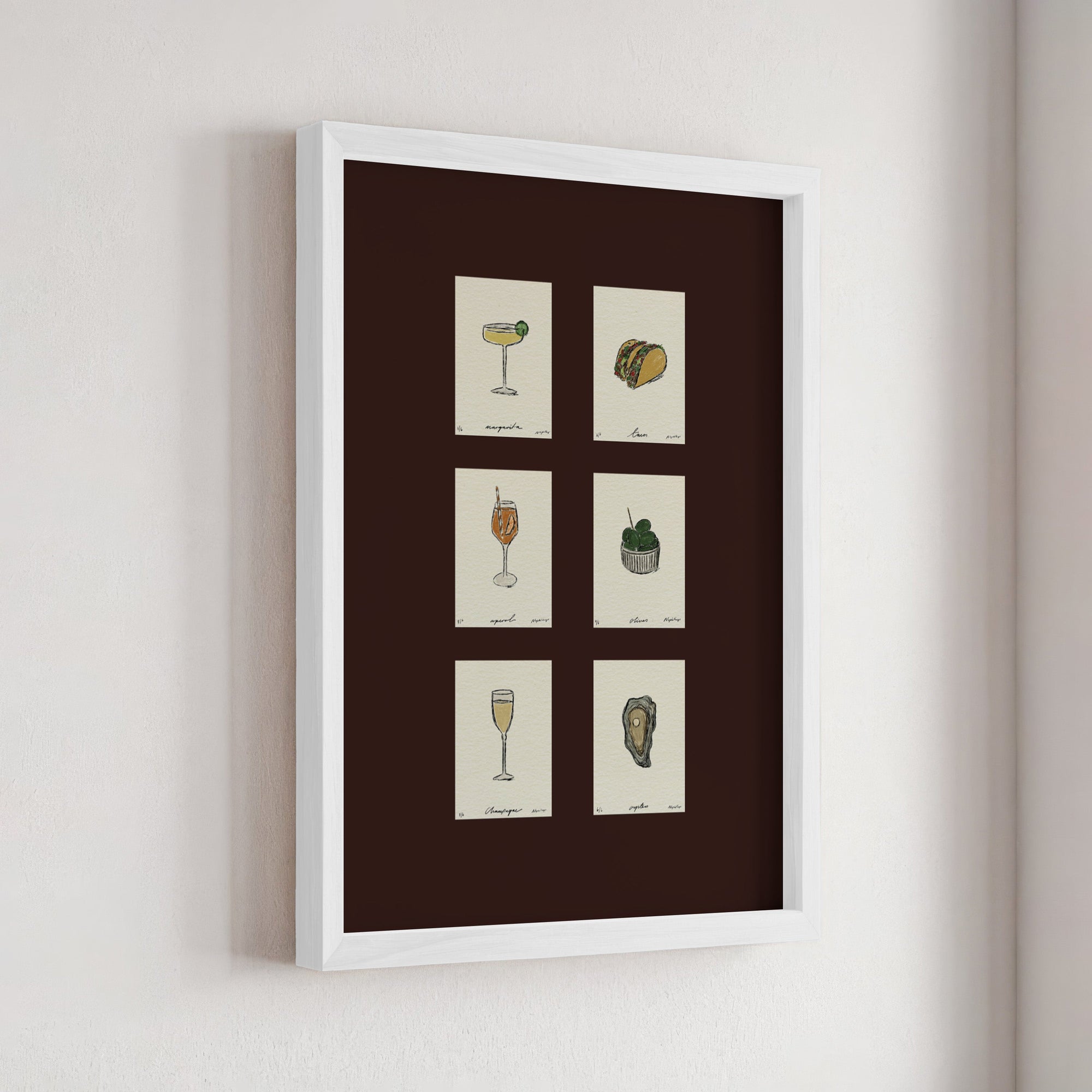 Sips & Snacks Set Print