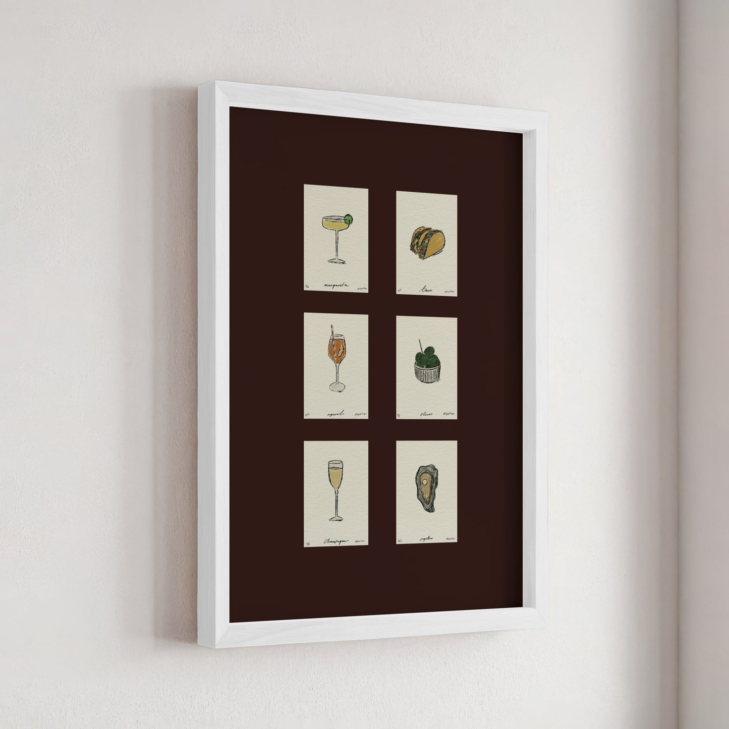 Sips & Snacks Set Print