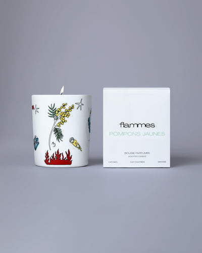 Pompons Jaunes Candle