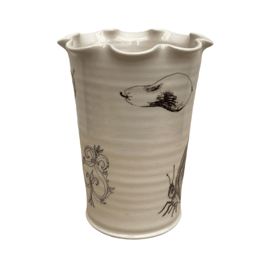 Frilly Garden Vase - Small