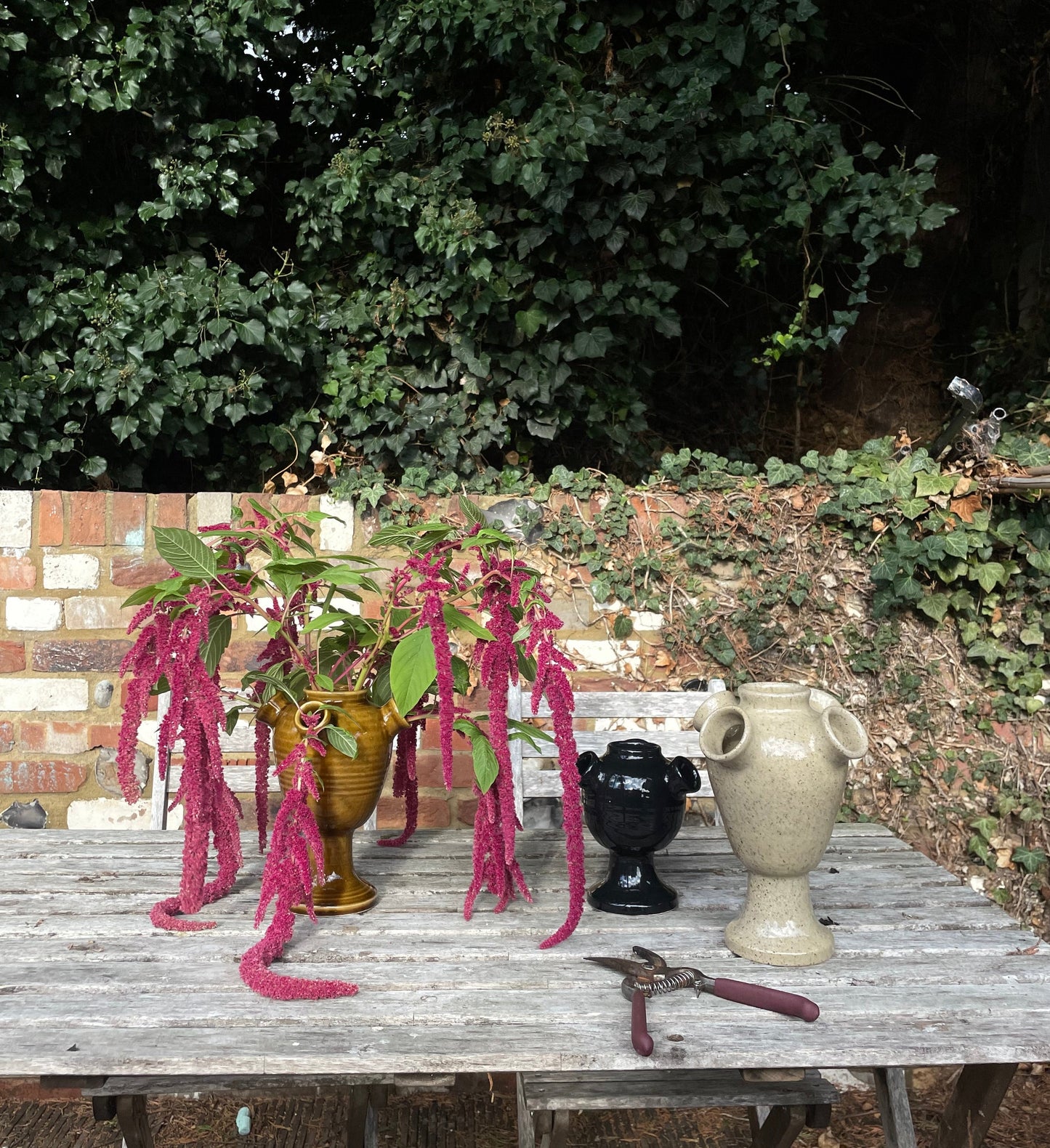 Stoneware Tulipiere - Speckle Stoneware #1