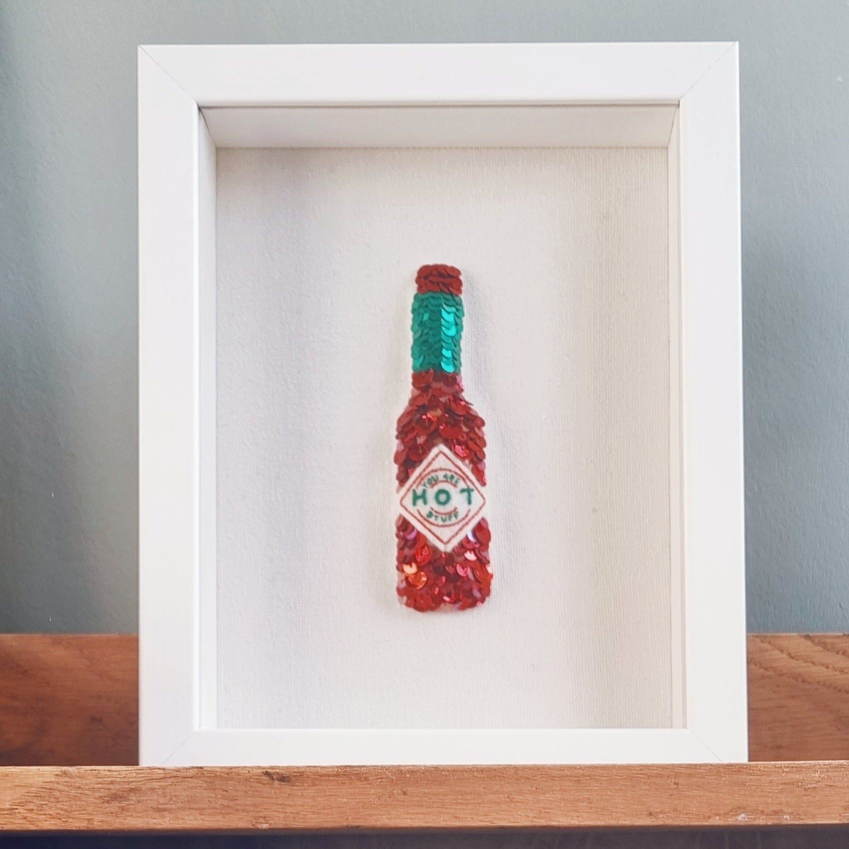 Hot Stuff Original Framed Art