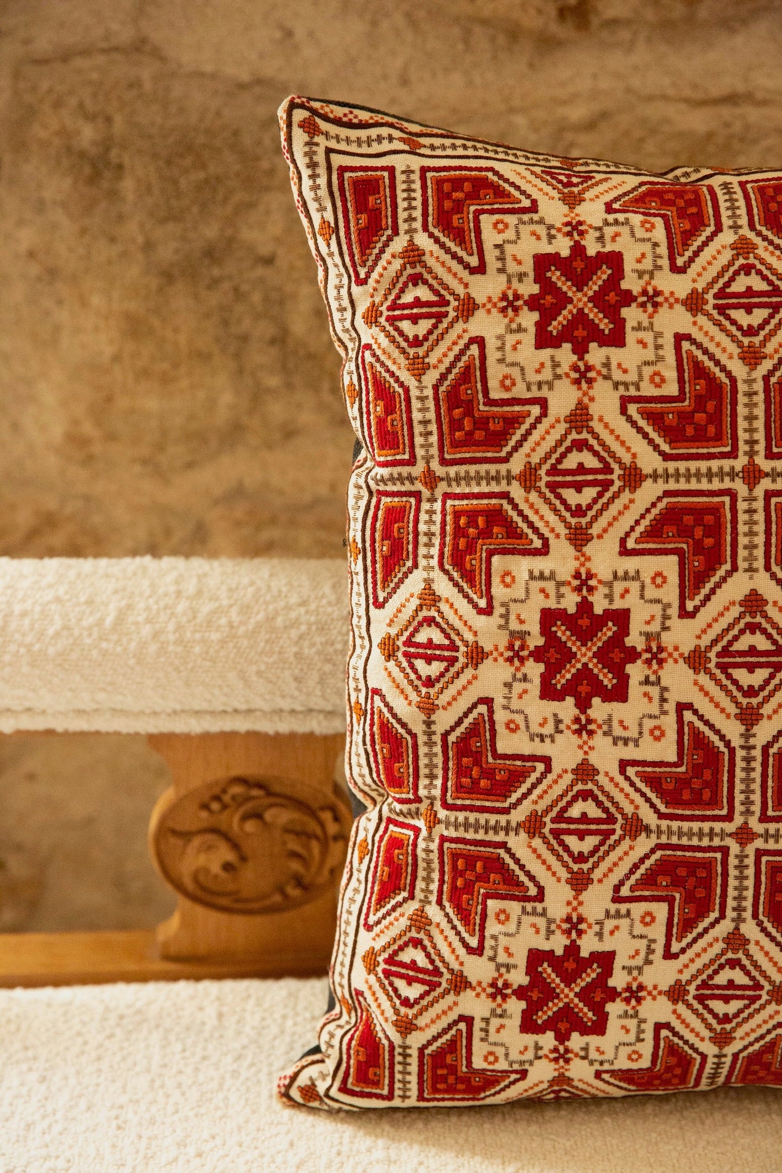 The Paralia Vintage Pillow