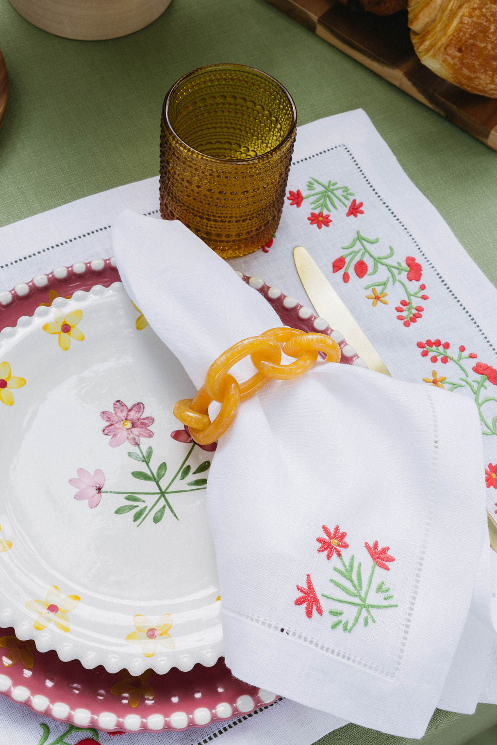 Primavera Hand-Painted Side Plate (Set of 2)