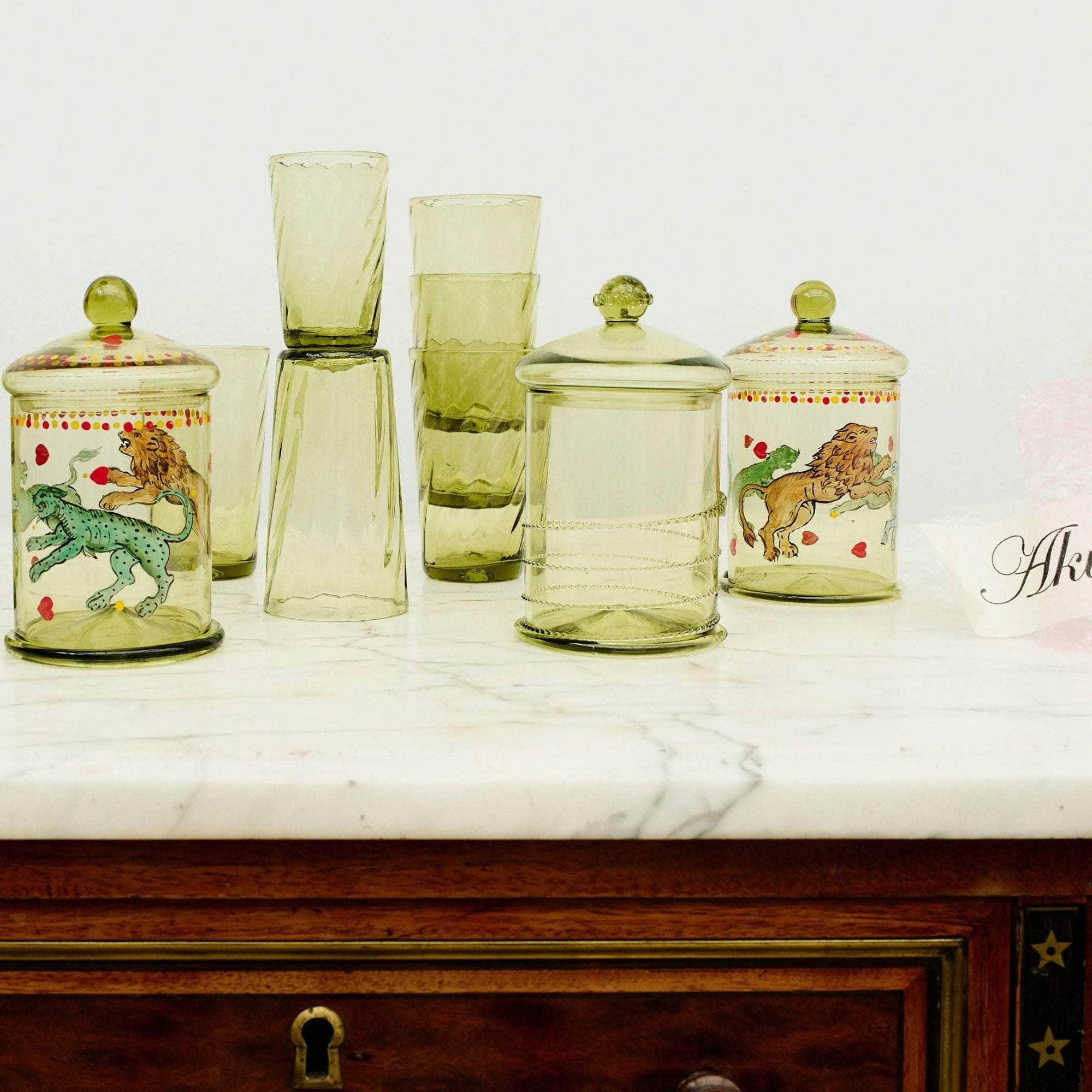 Karl Glass Small - Set of Four