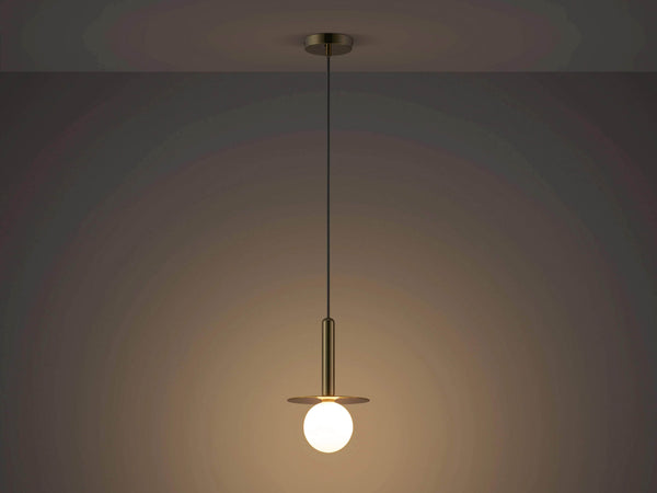 Brass Plate Pendant Ceiling Light