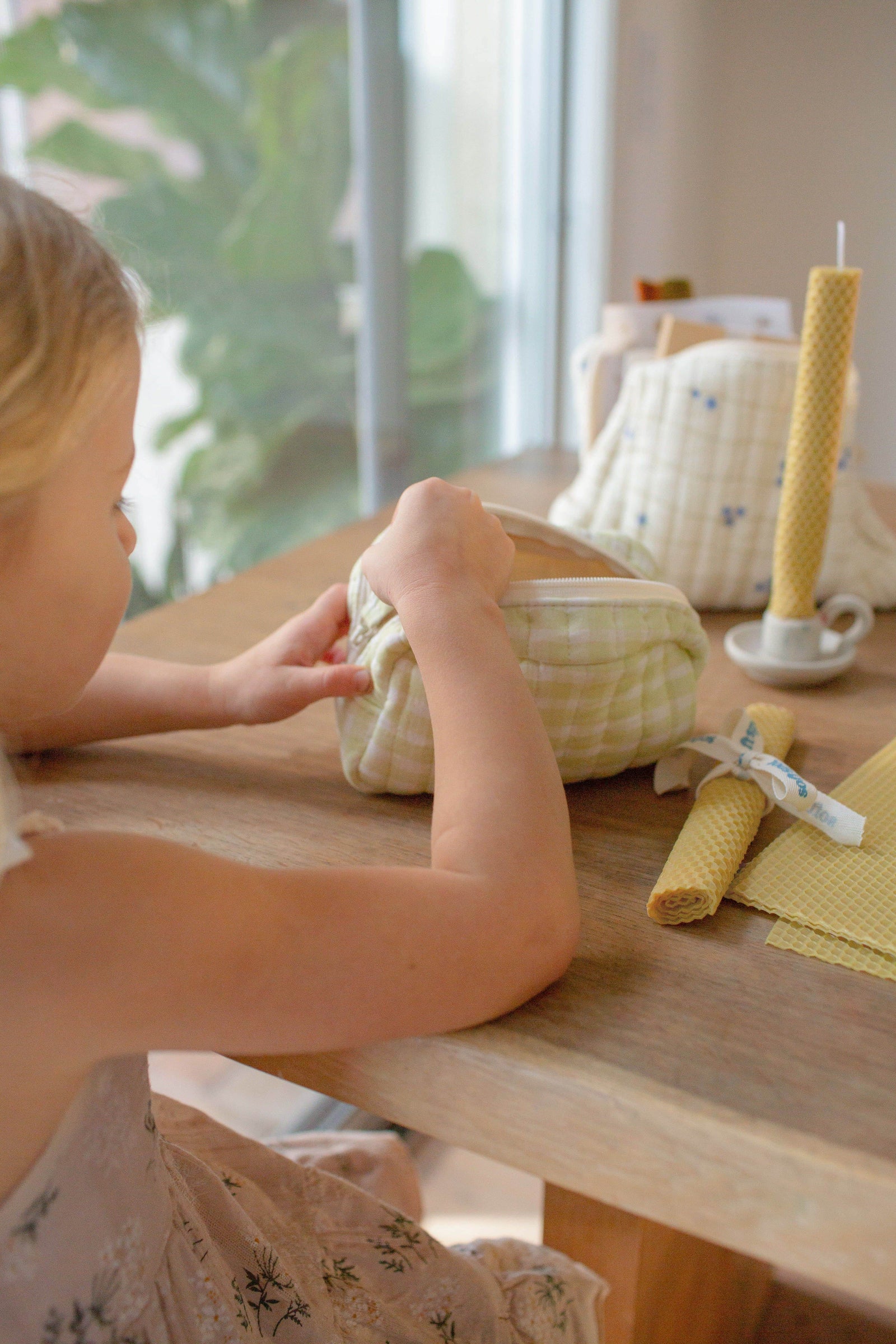 Soft Mini Loaf Pouch – Pistachio